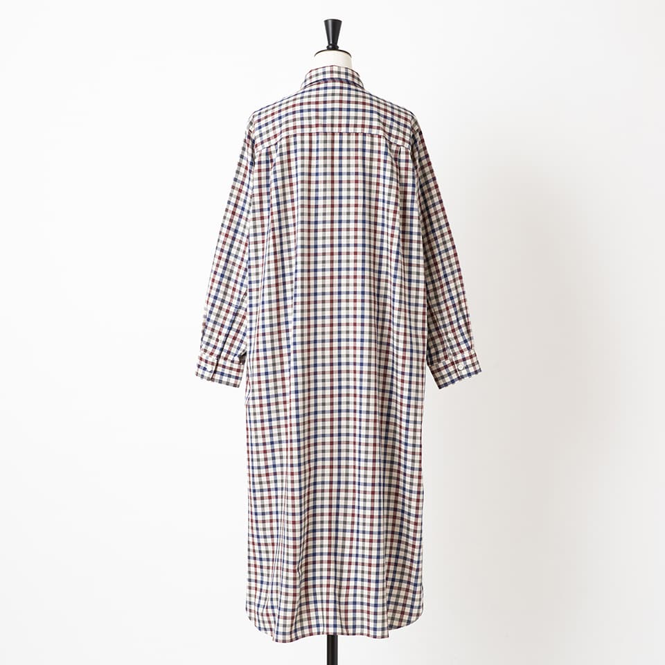 CHECK NIGHT SHIRT