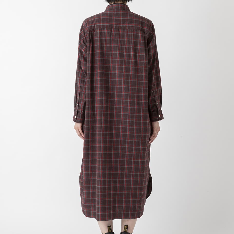 CHECK NIGHT SHIRT