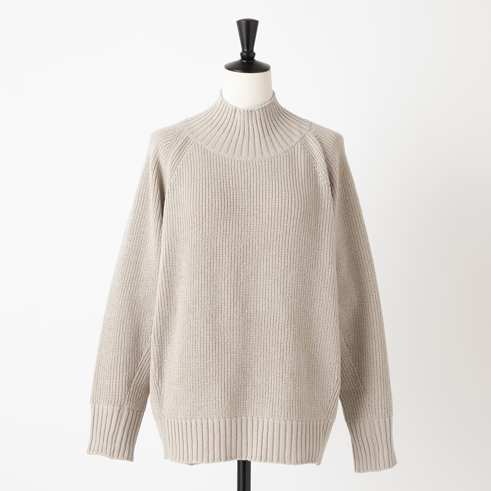【MORE50%OFF!!】WOOL MOCK NECK KNIT