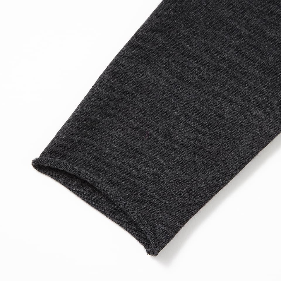 【MORE30%OFF!!】WOOL HOODED KNIT PULLOVER