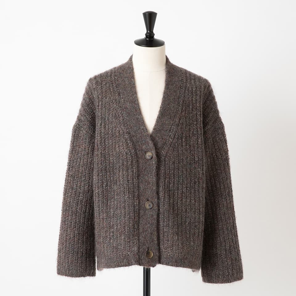 【MORE50%OFF!!】MOHAIR V-NECK CARDIGAN