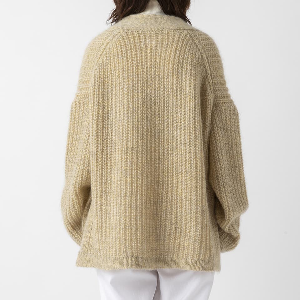 【MORE50%OFF!!】MOHAIR V-NECK CARDIGAN