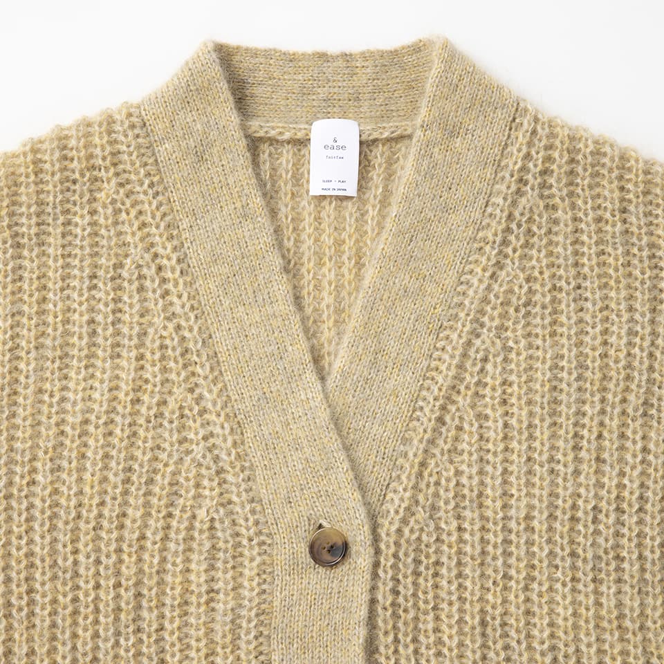 【MORE50%OFF!!】MOHAIR V-NECK CARDIGAN