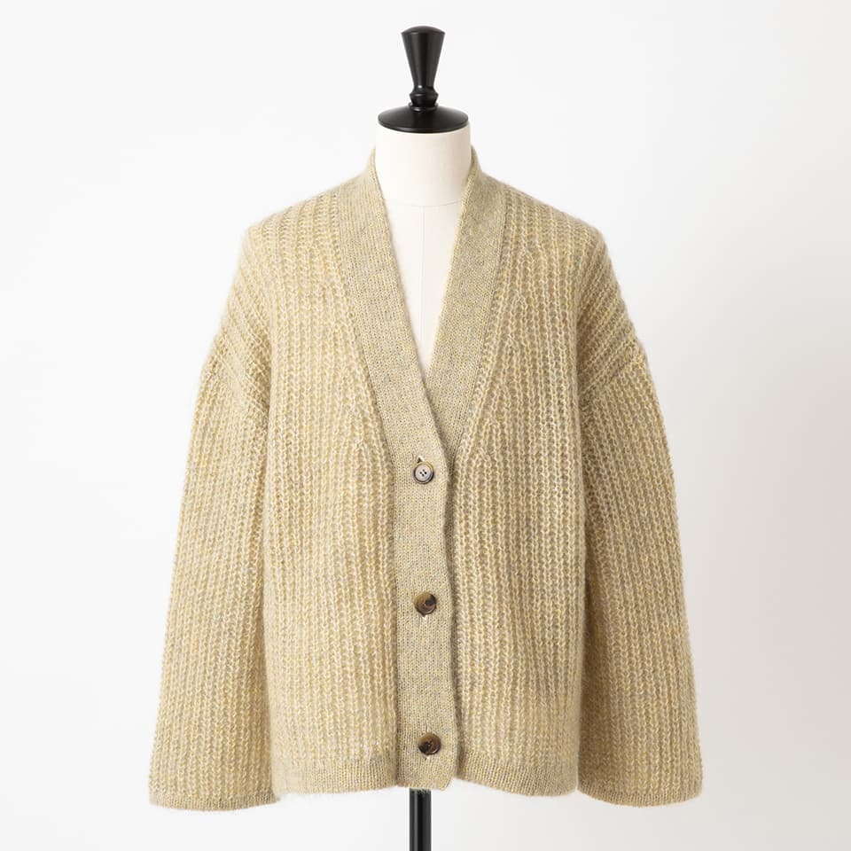 【MORE50%OFF!!】MOHAIR V-NECK CARDIGAN