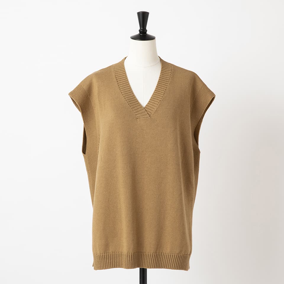 【MORE30%OFF!!】WOOL V-NECK KNIT VEST