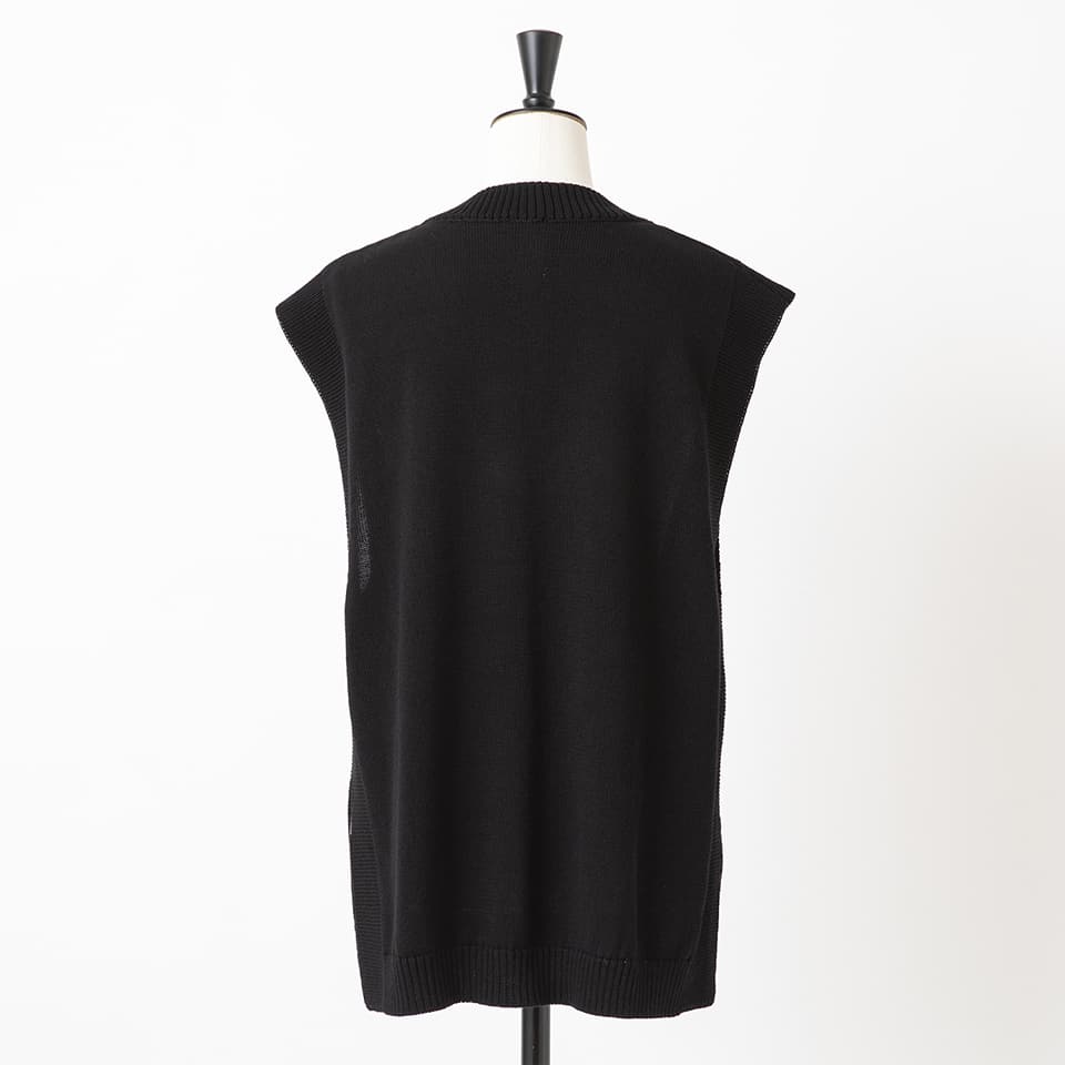 【MORE30%OFF!!】WOOL V-NECK KNIT VEST