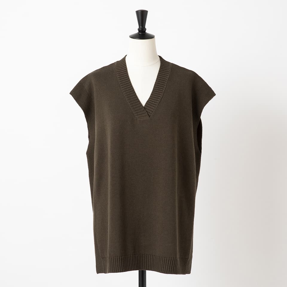 【MORE30%OFF!!】WOOL V-NECK KNIT VEST