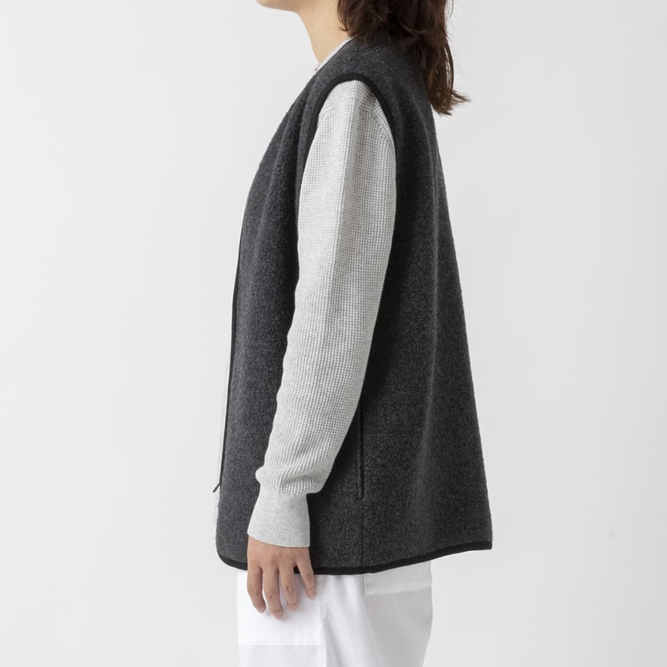 BOA FLEECE ZIP VEST