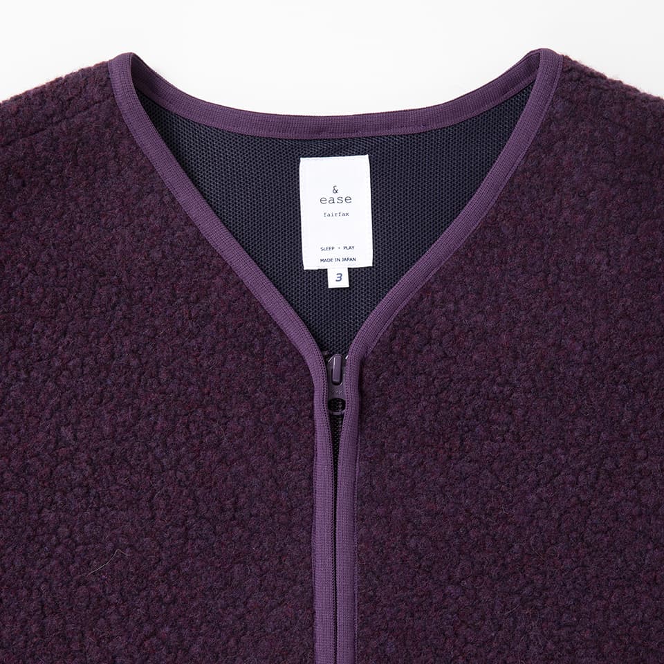 BOA FLEECE ZIP VEST
