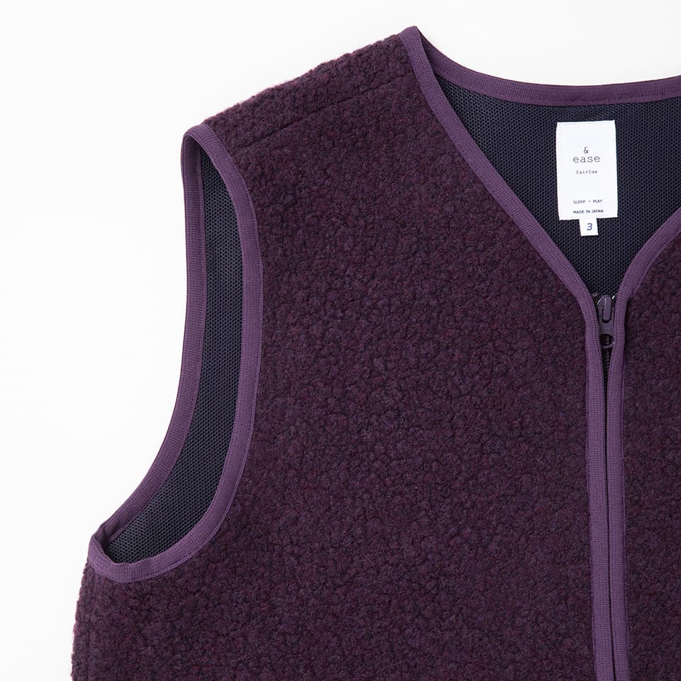 BOA FLEECE ZIP VEST