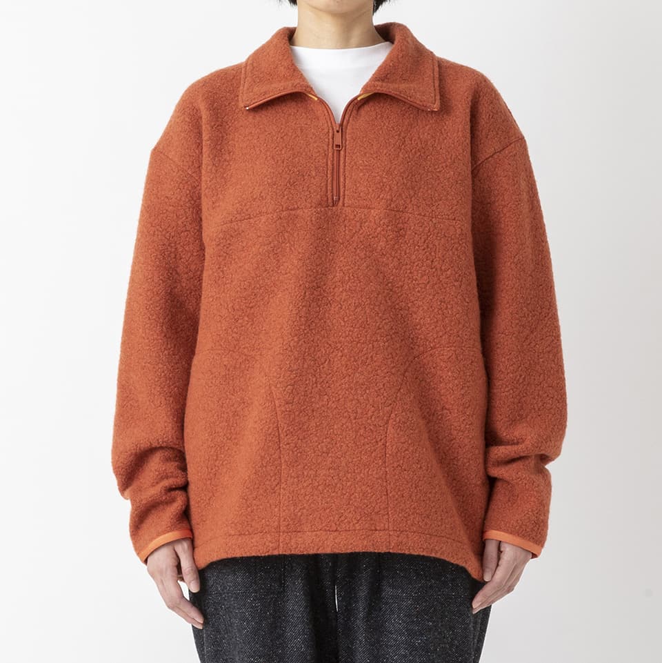 BOA FLEECE HALF ZIP PULLOVER