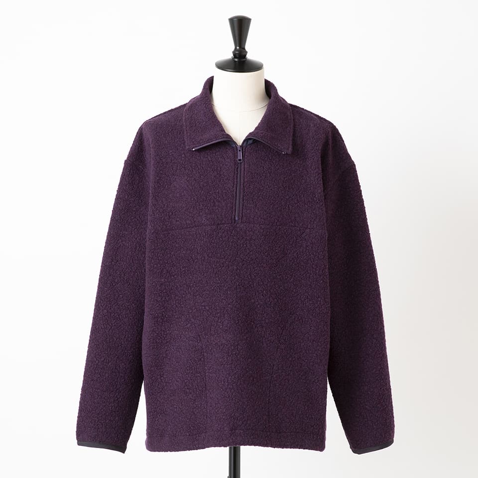 BOA FLEECE HALF ZIP PULLOVER