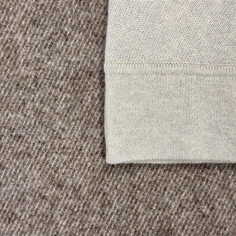 【MORE30%OFF!!】CASHMERE BIAS CREW NECK