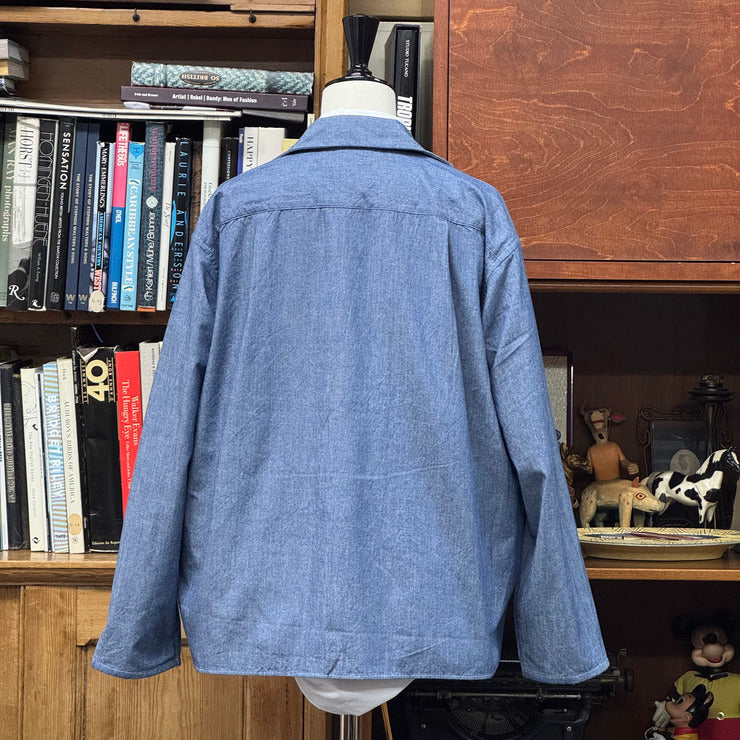 INDIGO DUNGAREE SUCK SHIRT
