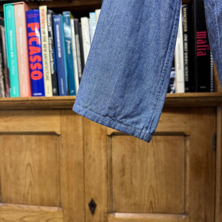 INDIGO DUNGAREE SUCK SHIRT