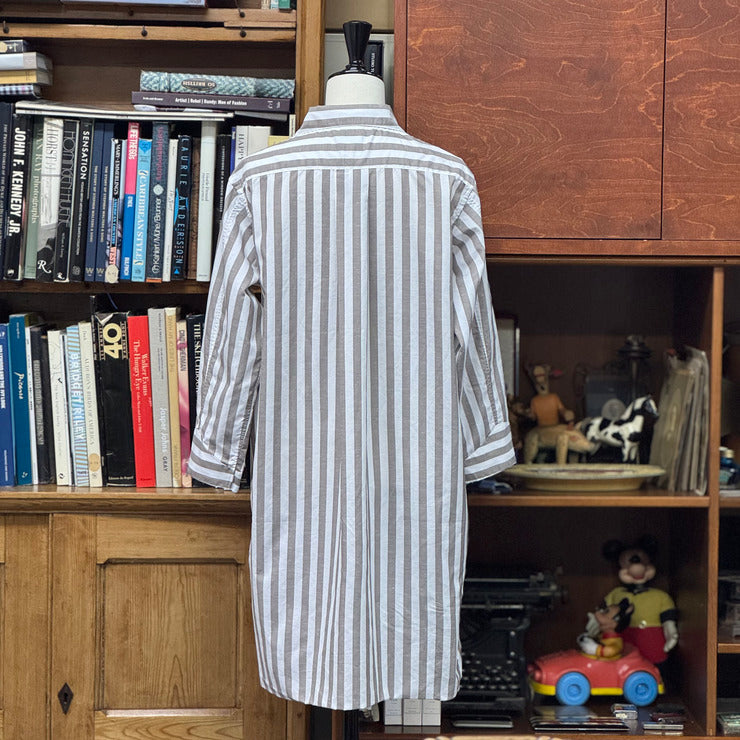 COTTON LINEN STRIPE APERO SHIRT