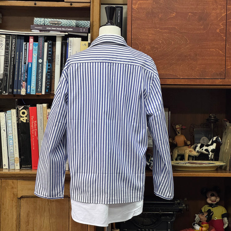 BLUE&WHITE STRIPE SUCK SHIRT