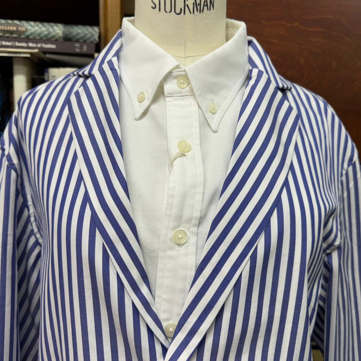 BLUE&WHITE STRIPE SUCK SHIRT