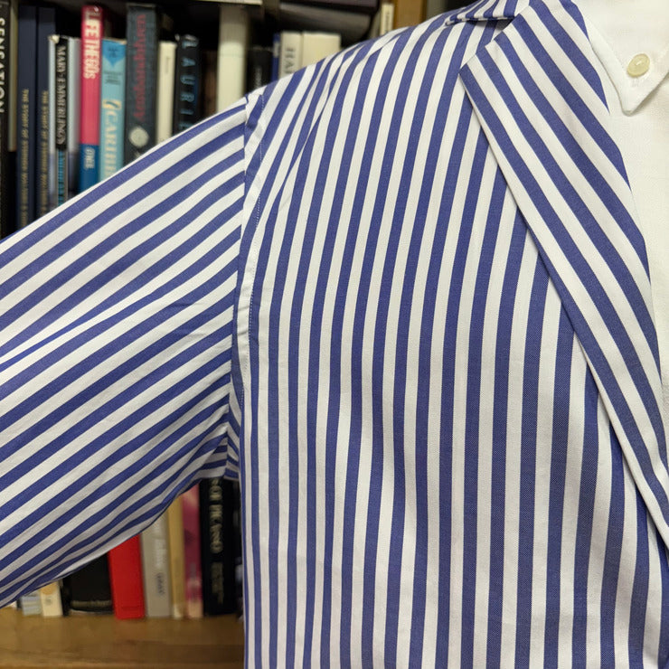 BLUE&WHITE STRIPE SUCK SHIRT