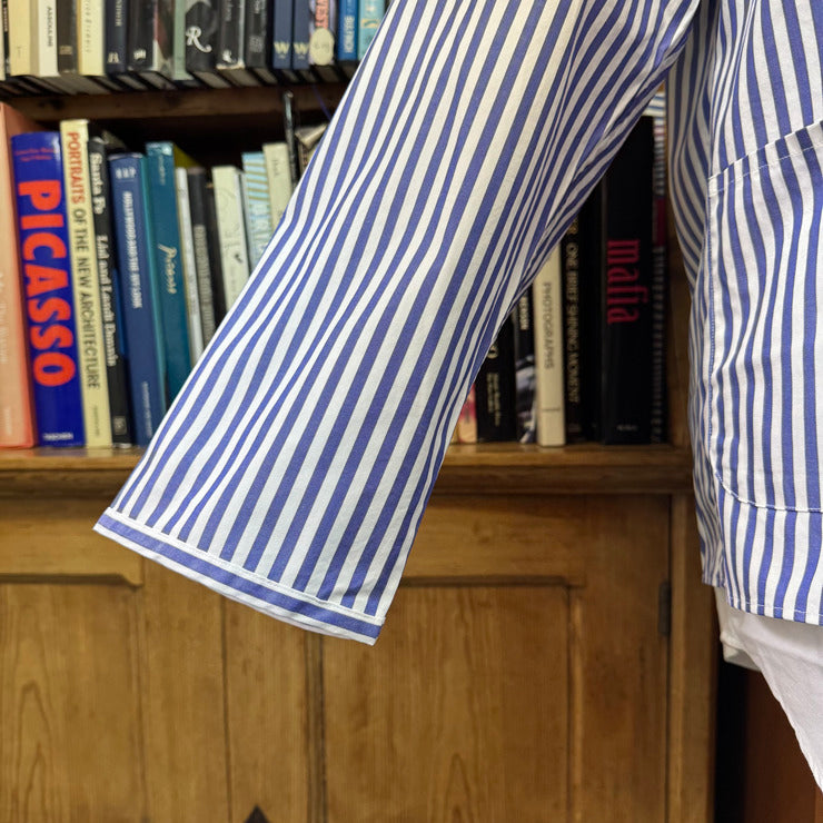 BLUE&WHITE STRIPE SUCK SHIRT