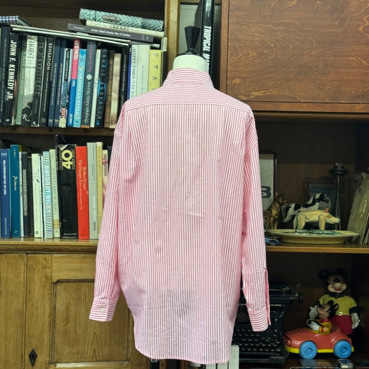 COTTON LINEN STRIPE SHIRT