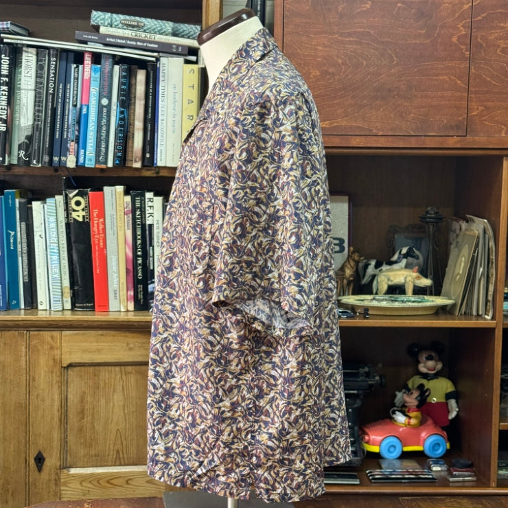 PRINTED CAMP COLLARED SHIRT
