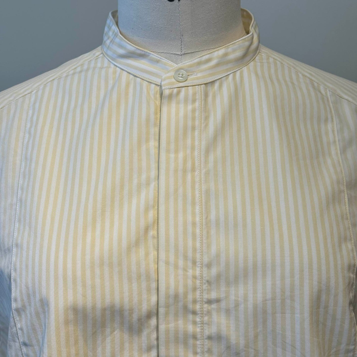 BAND COLLAR SHIRT by ALUMO