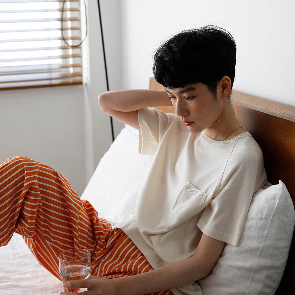 WASHABLE SILK KNIT-T
