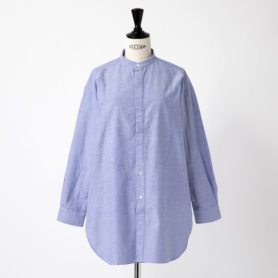 OXFORD BAND COLLAR SHIRT