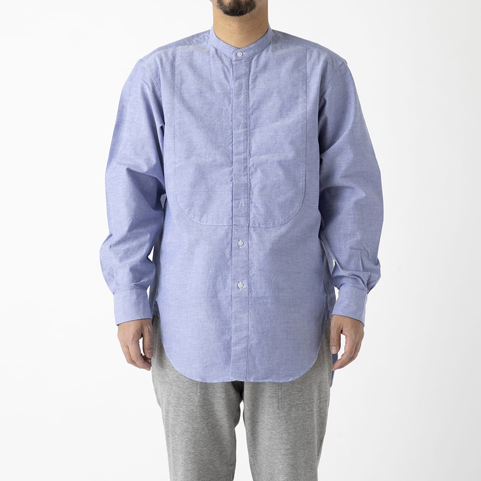 OXFORD BAND COLLAR SHIRT