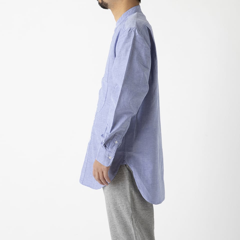 OXFORD BAND COLLAR SHIRT