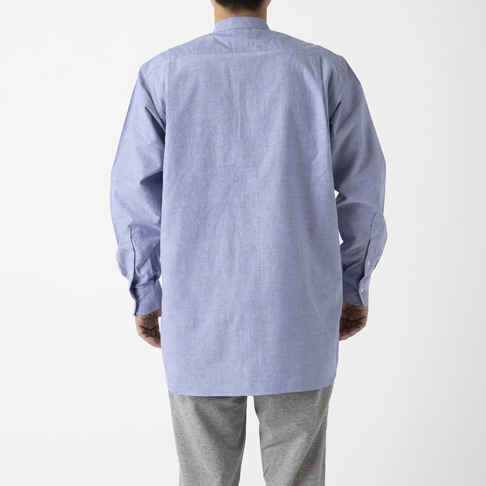 OXFORD BAND COLLAR SHIRT