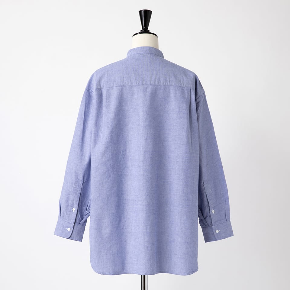 OXFORD BAND COLLAR SHIRT