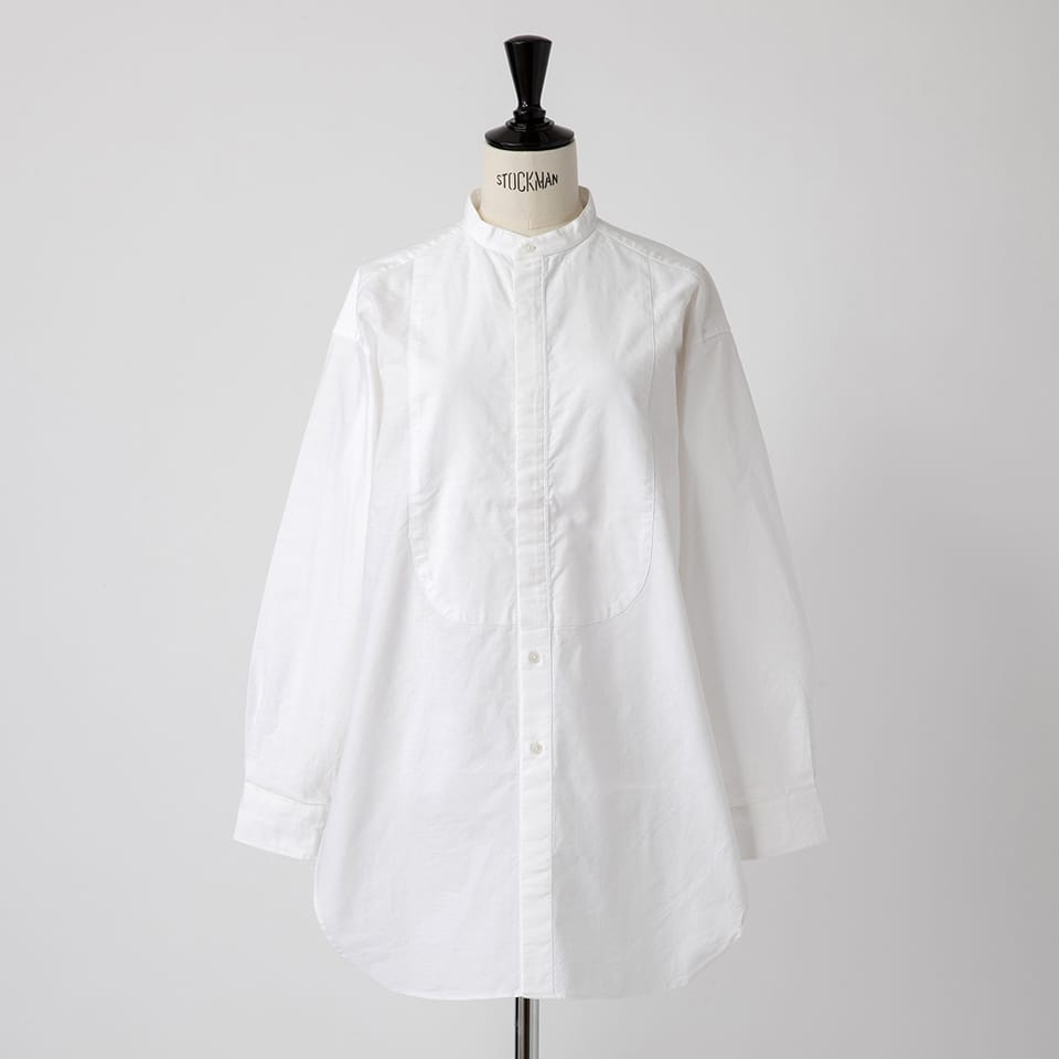 OXFORD BAND COLLAR SHIRT