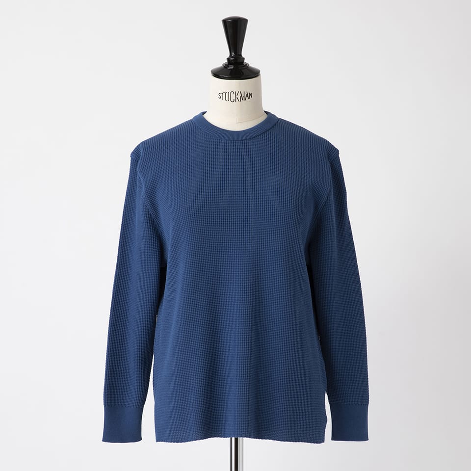 WAFFLE KNIT PULLOVER