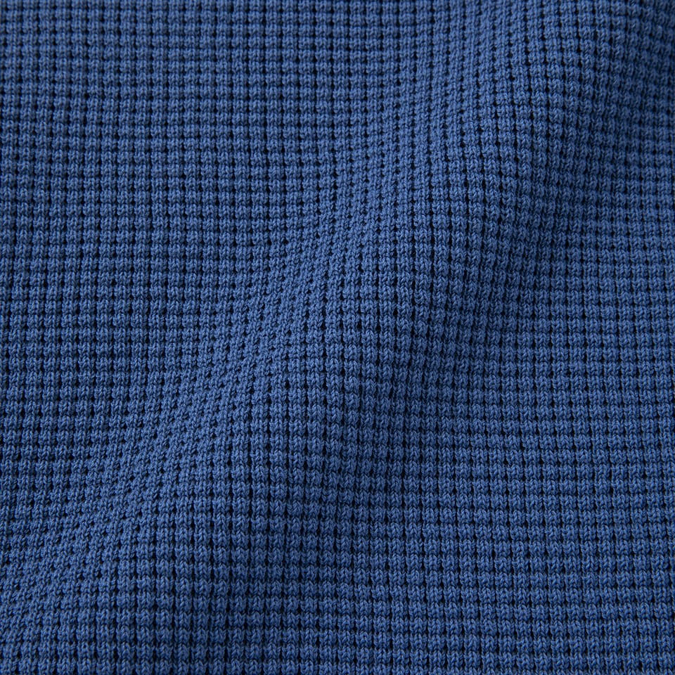WAFFLE KNIT PULLOVER