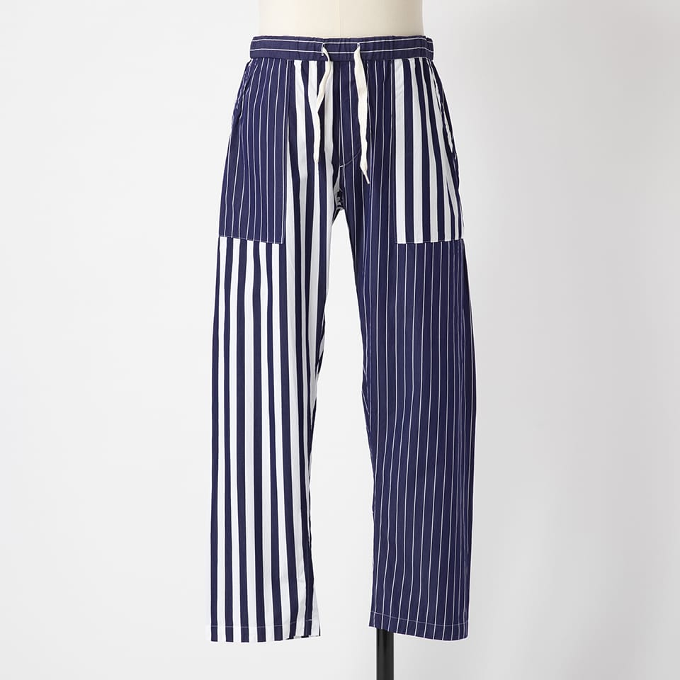 CRAZY STRIPE BAKER PANTS