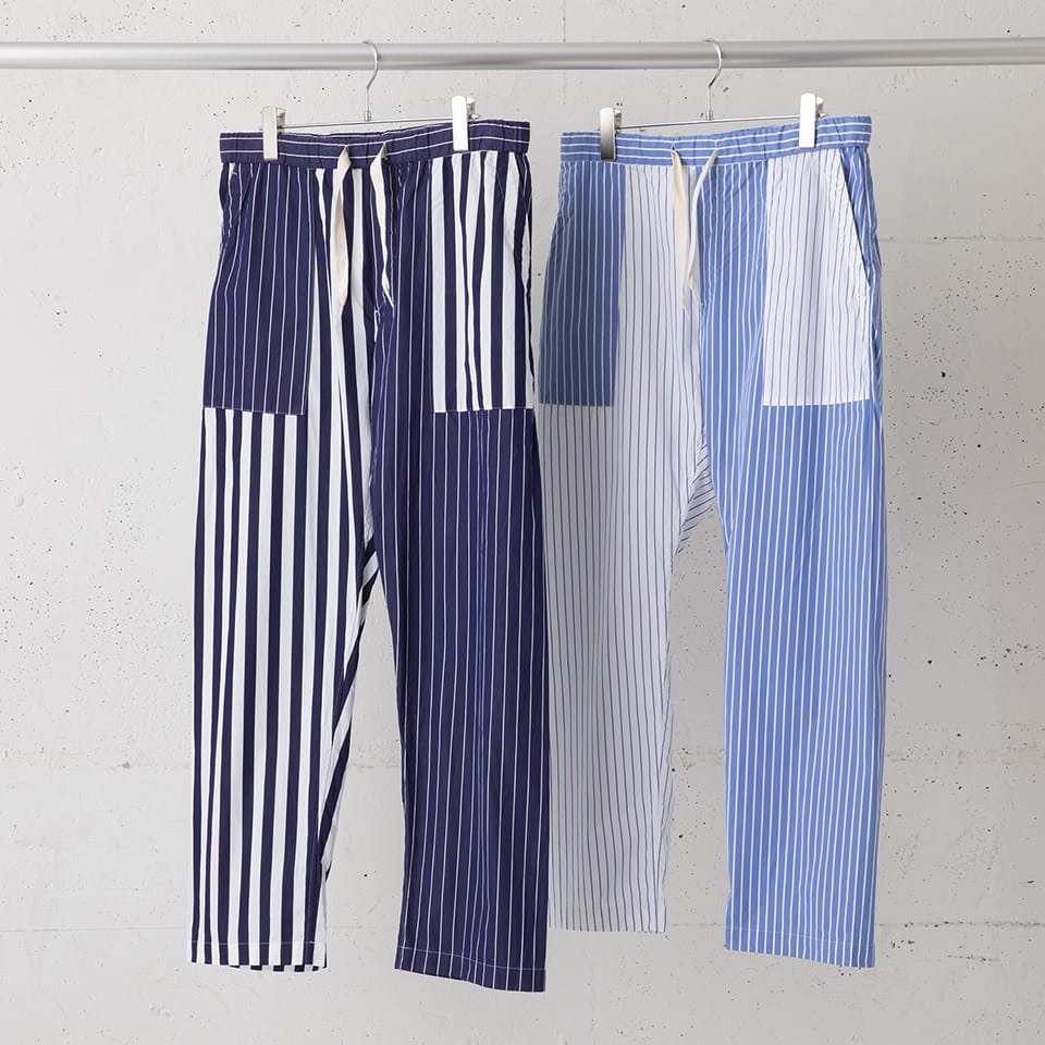 CRAZY STRIPE BAKER PANTS