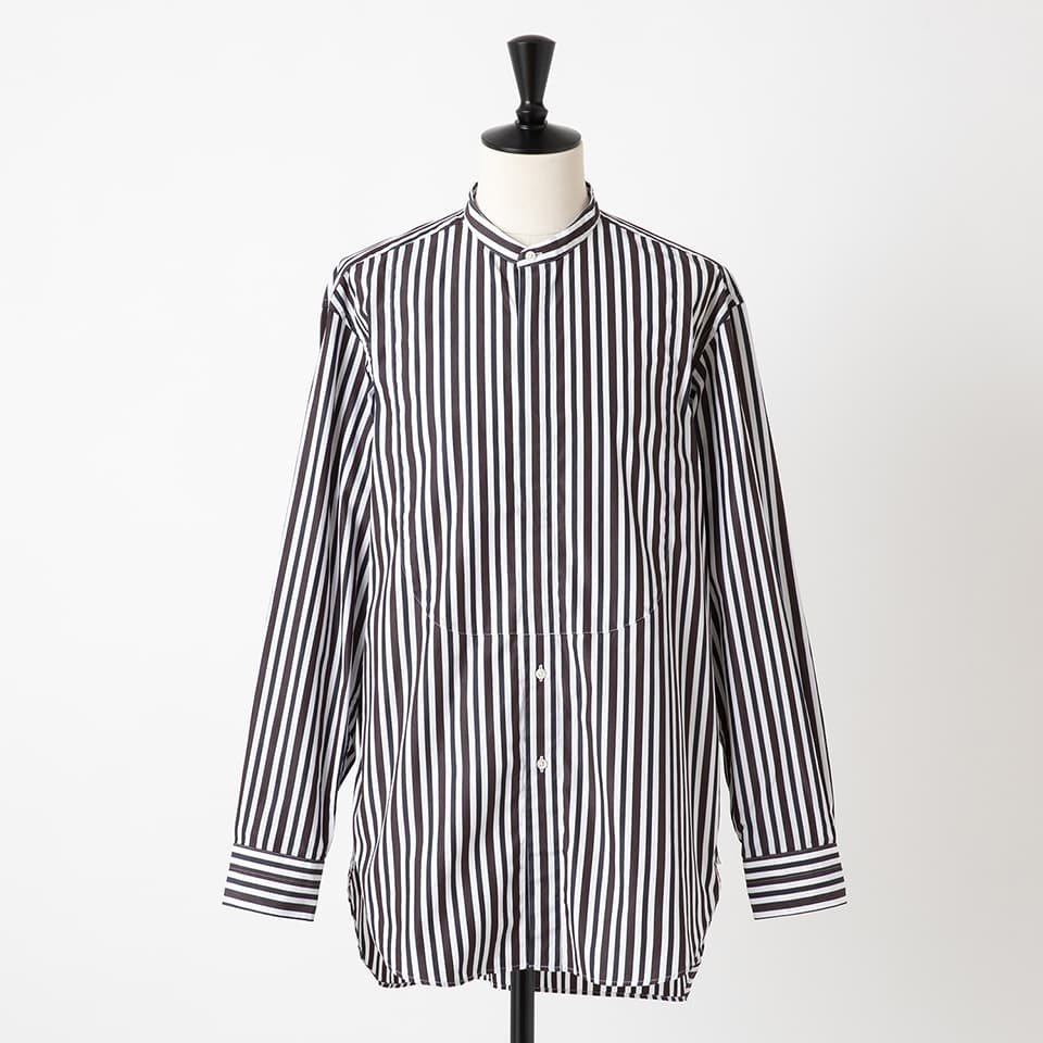 BAND COLLAR SHIRT