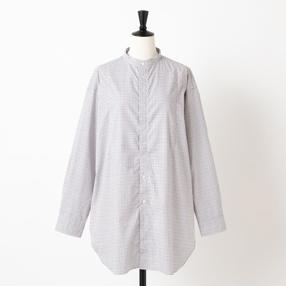 BAND COLLAR SHIRT