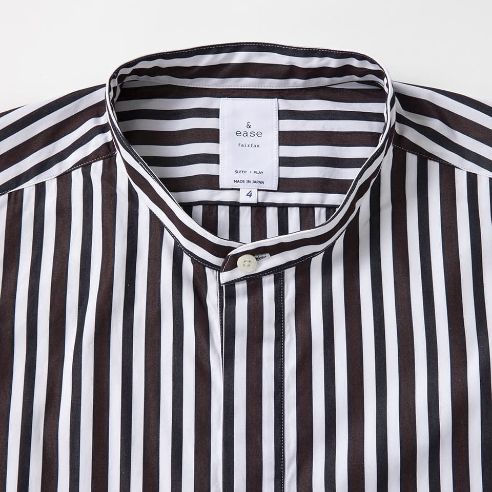 BAND COLLAR SHIRT