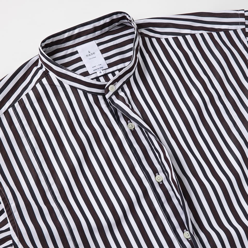 BAND COLLAR SHIRT