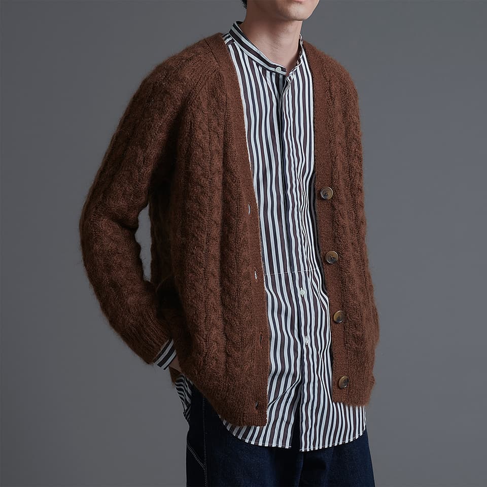 BAND COLLAR SHIRT