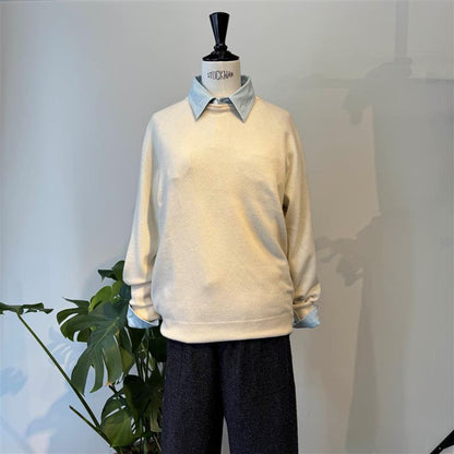 CASHMERE RAGLAN SLEEVE KNIT