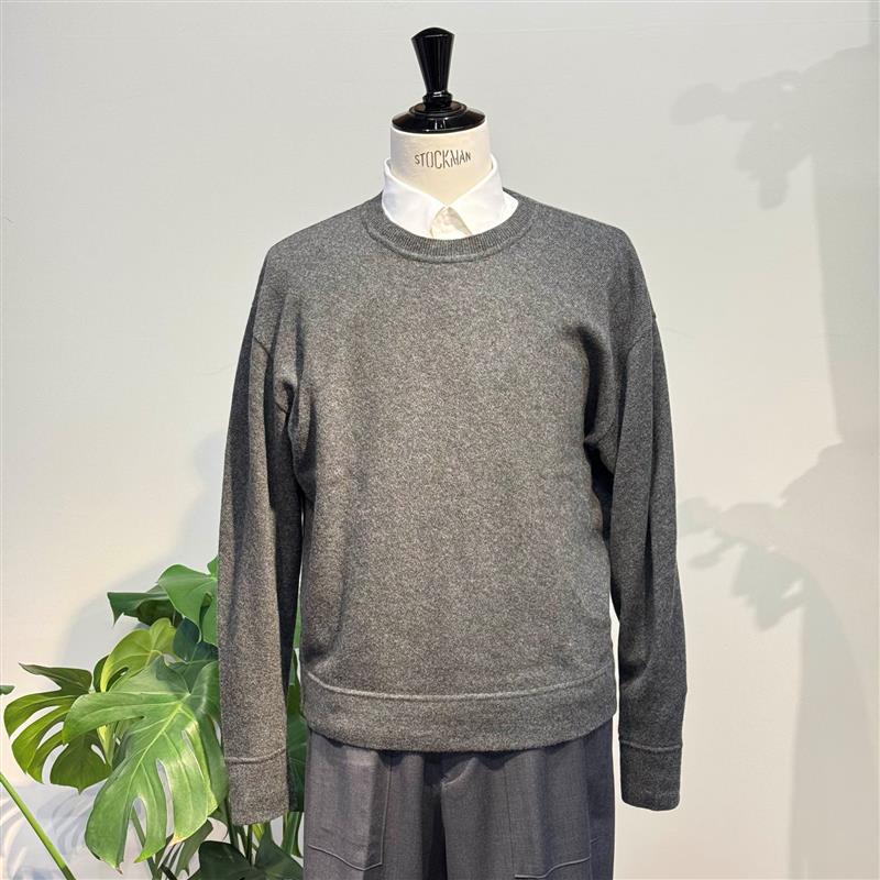 【30%OFF!!】CASHMERE BIAS CREW NECK