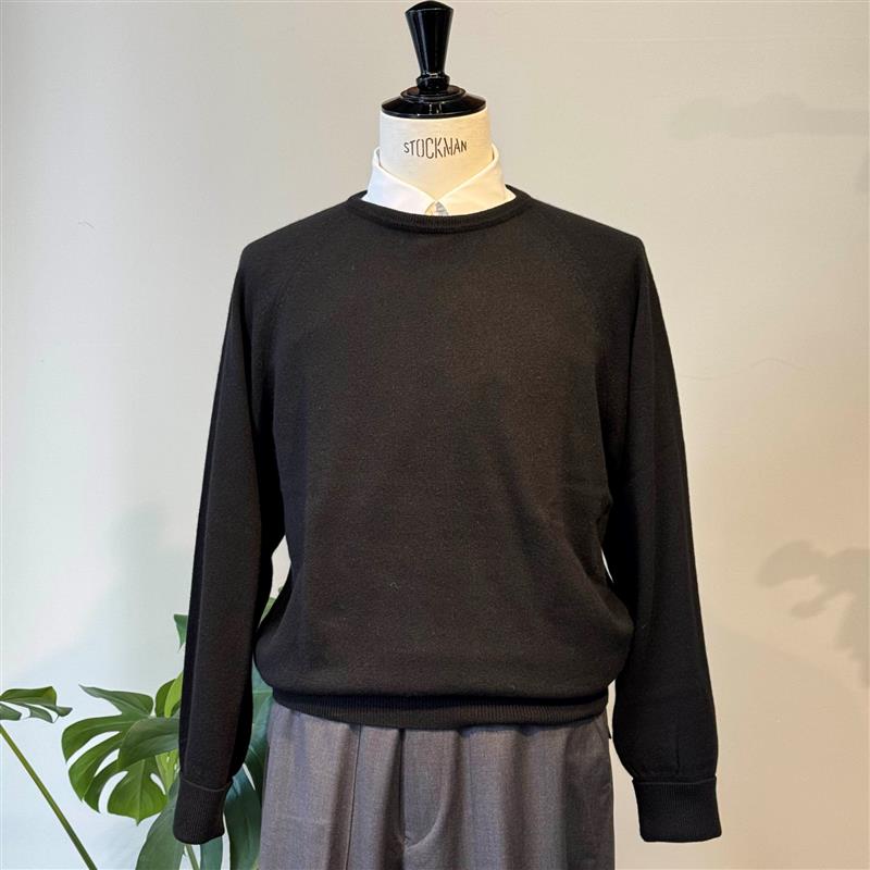 CASHMERE RAGLAN SLEEVE KNIT