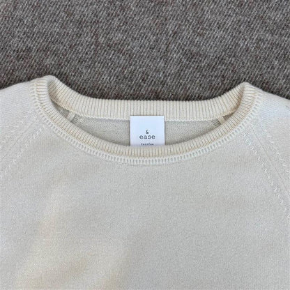 CASHMERE RAGLAN SLEEVE KNIT