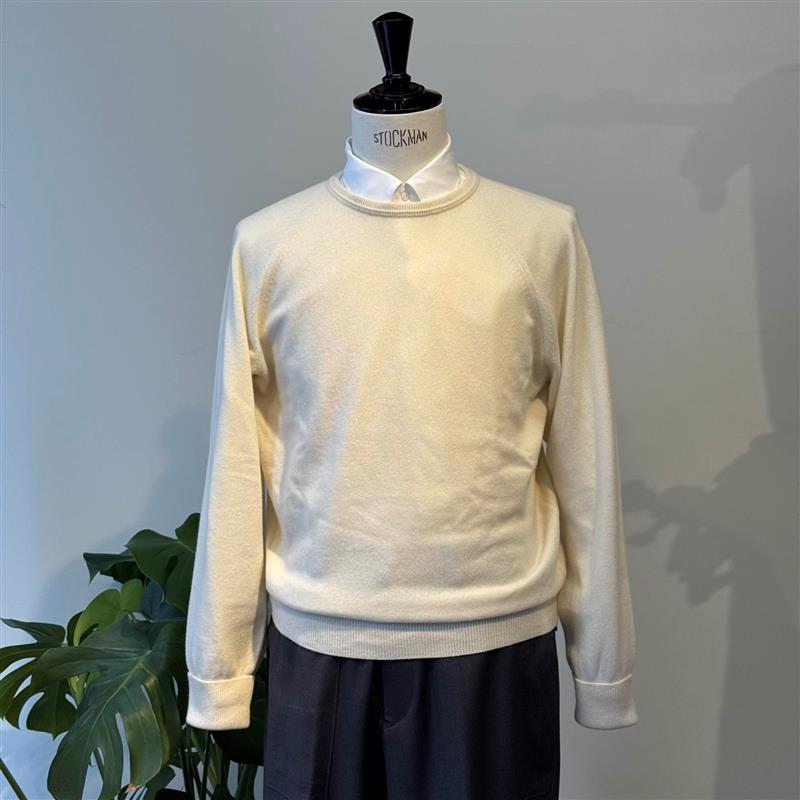 CASHMERE RAGLAN SLEEVE KNIT