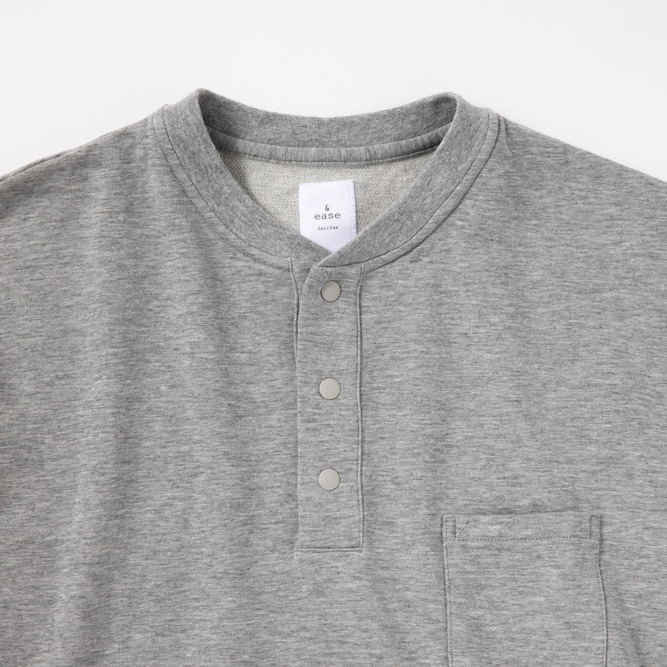 HENRY NECK SWEATSHIRT SHORTSLEEVE