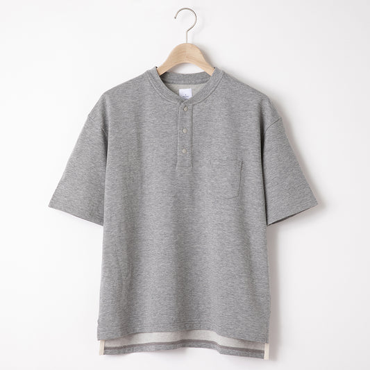 HENRY NECK SWEATSHIRT SHORTSLEEVE